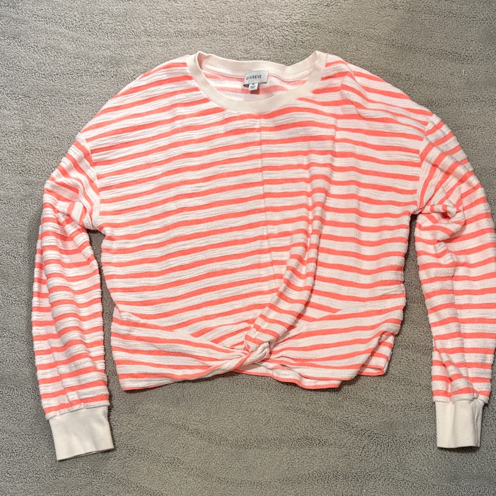 Evereve Twist Front Lightweight Sweatshirt